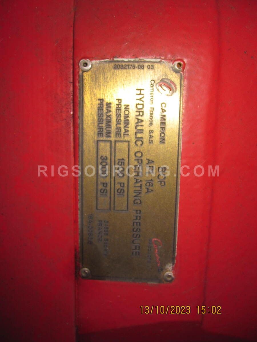 Cameron 11 inch 5K Single BOP rear